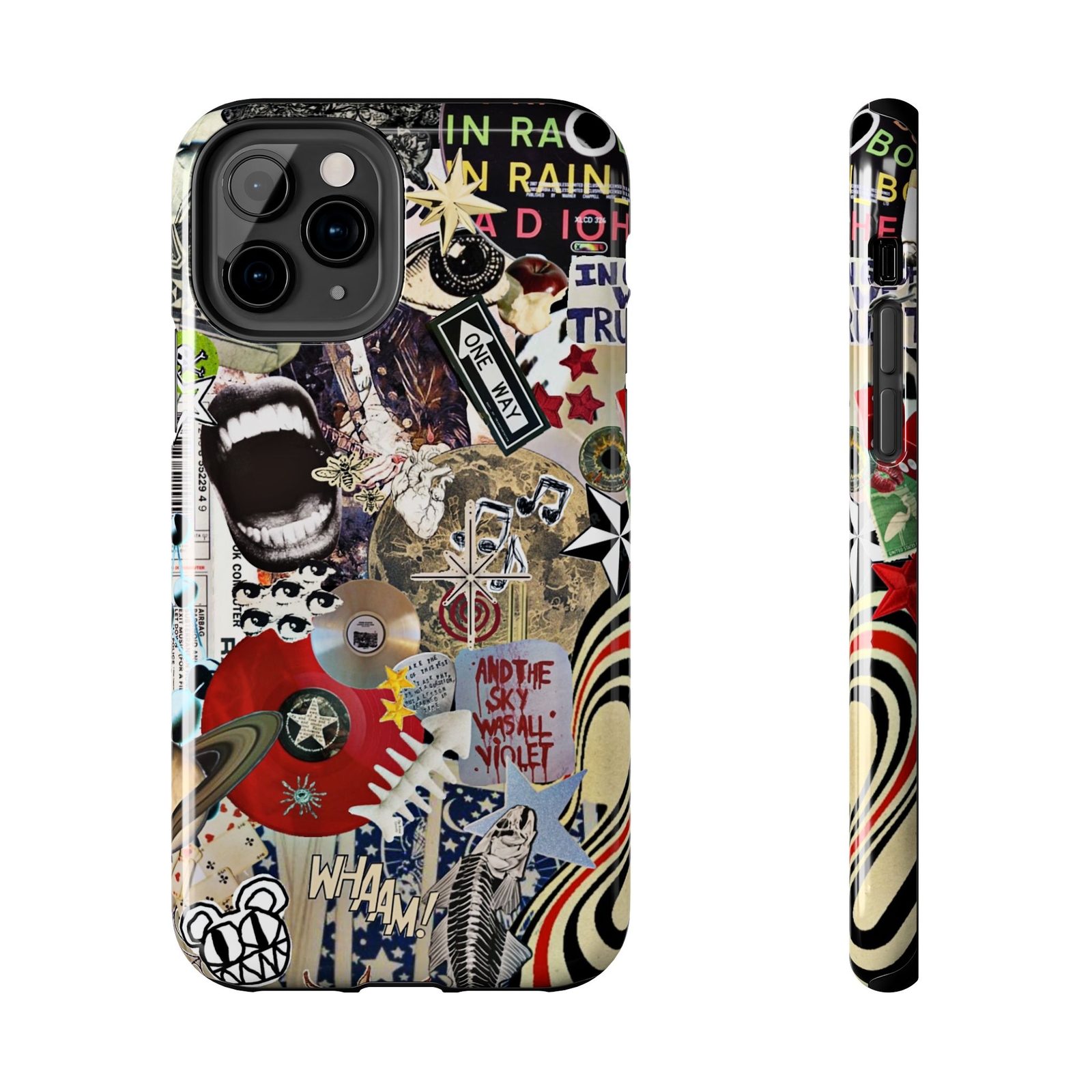 Grunge Collage Tough Phone Cases Accessories for Apple iphone