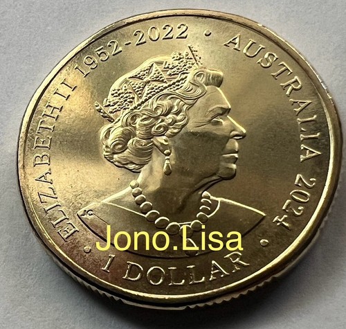 NEW 2024 $1 Coin Uncirculated Australian One Dollar Coin Queen Elizabeth II JC - Picture 1 of 5