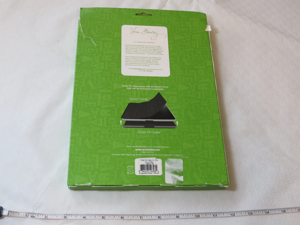 Vera Bradley snap on case for Ipad 2 or 3 Sun Valley 12862-139 NEW hard shell - Image 4 of 4