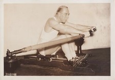 Senatore Theodore Green Rowing Washington D.C. anni '30 - Foto stampa originale