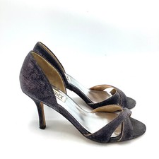 Badgley Mischka Womens Sandals Size 6M Mystery Glitter Sandals Shoes