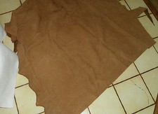 Medium Brown Leather Hide Full Hide Upholstery Weight 65 Square feet