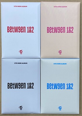 TWICE BETWEEN 1&2 PRE-ORDER BENEFIT PHOTO CARD PHOTOCARD SET / 4