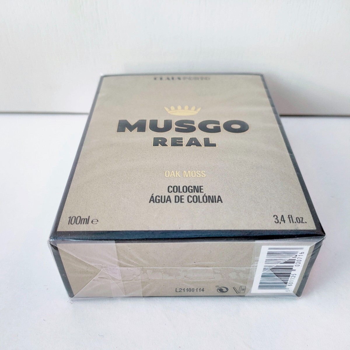 Claus Porto Musgo Real Oak Moss Eau de Cologne, 100ml, Brand New