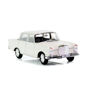 1:18 Modellauto 220 S W111 Heckflosse weißgrau Original Mercedes-Benz