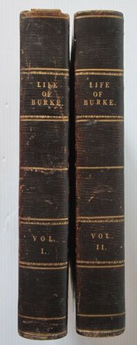 1826 / MEMOIR OF EDMUND BURKE - IRISH STATESMAN / 2 VOLS / POLITICS - PHILOSOPHY - Picture 4 of 12