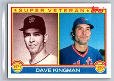 Dave Kingman 1983 Topps Super * Vet #161 3Row4B15