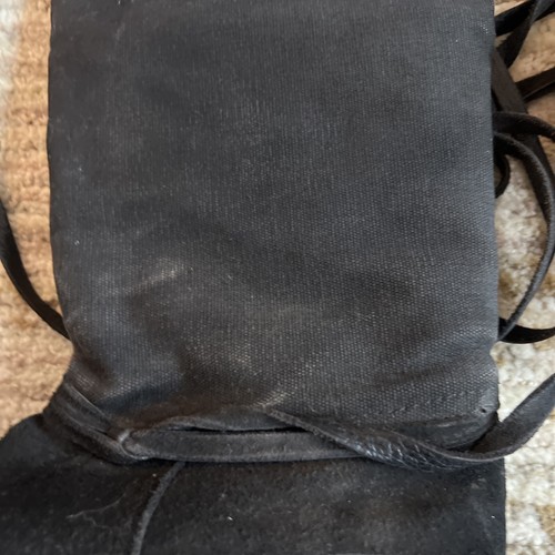 Steger Mukluks Tall Black Moosehide Winter Snow Boots Womens Size 7 - Picture 9 of 12