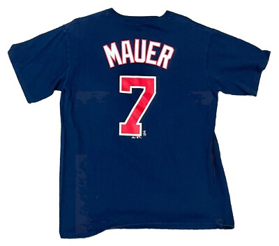 Joe Mauer — Minnesota Twins Majestic Jersey Shirt — Size Men's