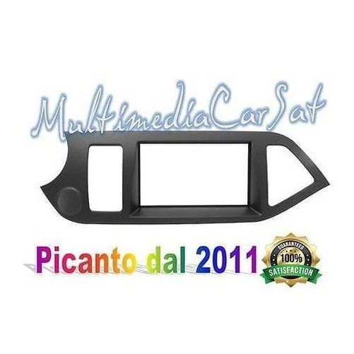Panneau Cadre Car radio 2 Double Din Kia Picanto à partir de 2011 U 3213 - Photo 1/1