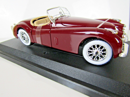 Burago Maßstab 1:24 18-22018 - Jaguar XK120 Roadster - burgund - Bild 6 von 7