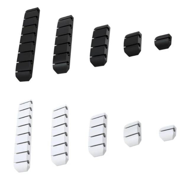 2x Kabelhalter Organizer PC Ladekabel Halter Schreibtisch Auto Kabel Management - Bild 3 von 4