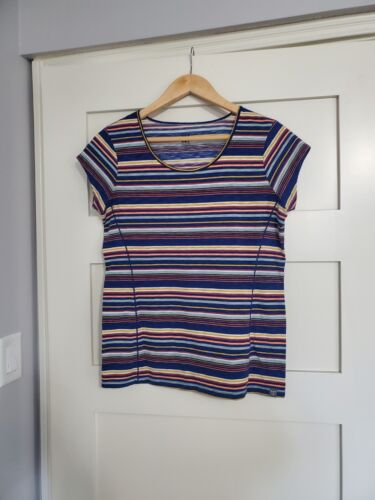 Women's Striped Title Nine (Title 9) Matahari T-shirt, Size Small