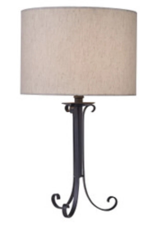 Lámpara de desplazamiento de hierro con pantalla de Park Designs Foto 2 de 3