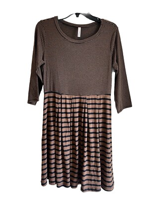 gilli dress Women’s Size L Brown Black Stripe 3/4 Sleeve NWT Abstract dress Navy Blue Satin Halter Style:party neck for when you’re Primary colour:Pink