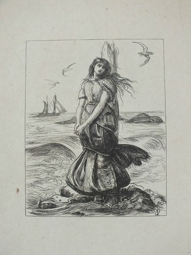Lot 2 Gravures Anglaises Jeune Fille d'après Swain N°10 - Foto 3 di 6