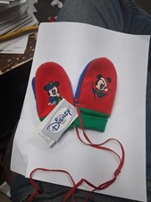 The Disney Store Mickey Mouse Mittens - Size 6-12 Inf