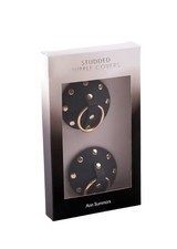 Ann Summers Studded Nipple Covers (1 pair) Boxed Black