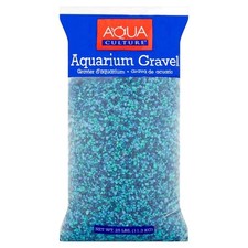 Aquarium Gravel Blue-Colored Aquarium Gravel Caribbean, 25 lb