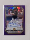 2026 Bowman Baseball Konnor Griffin True Purple Auto /250 Rookie Pirates