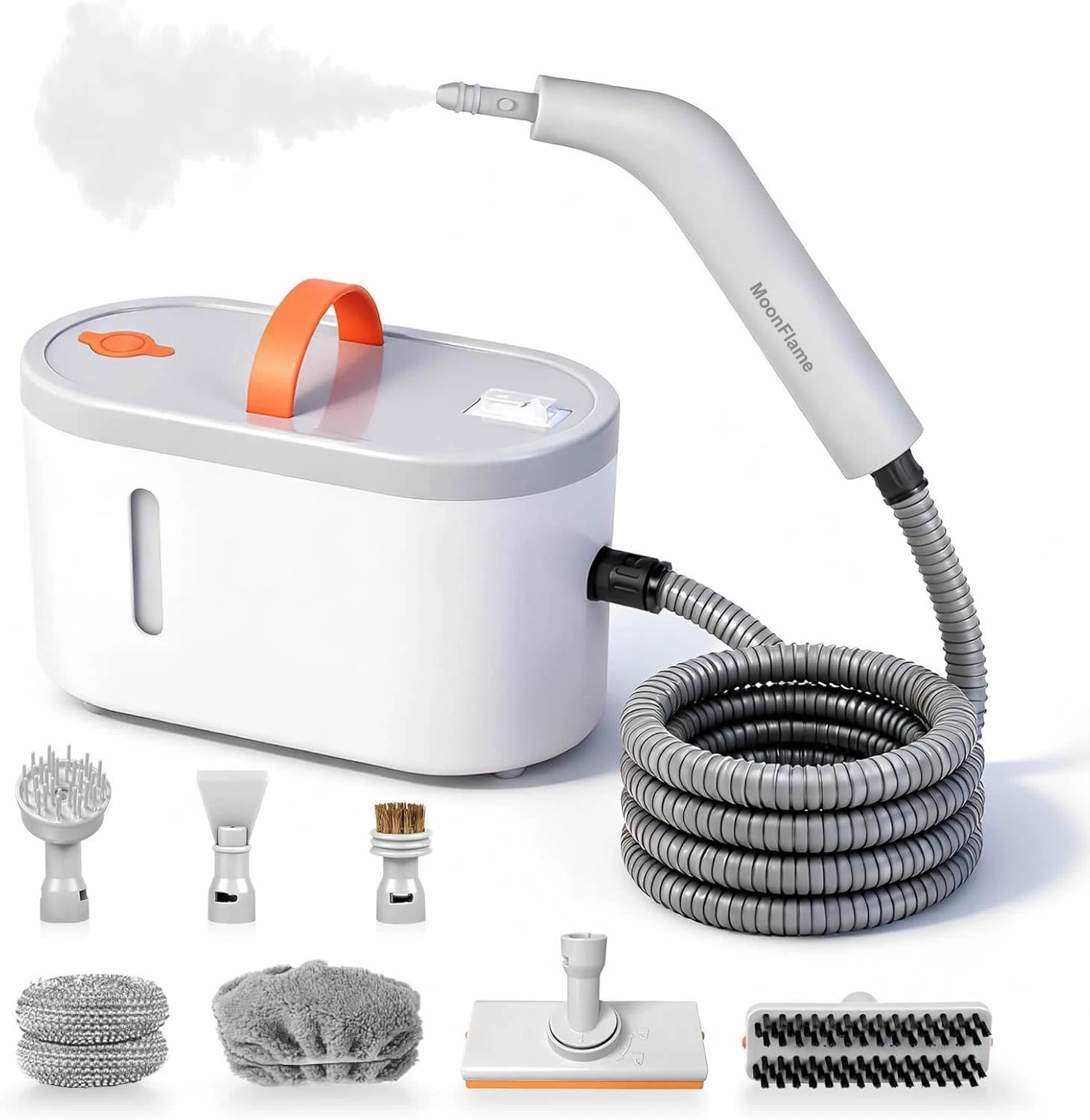 MoonFlame Steam Cleaner, Portable Handheld Steamer for Cleaning, Large Tank