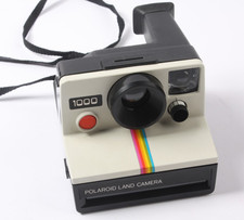 Polaroid 1000 Land Camera, fotocamera pellicola stampa istantanea retrò - parte funzionante