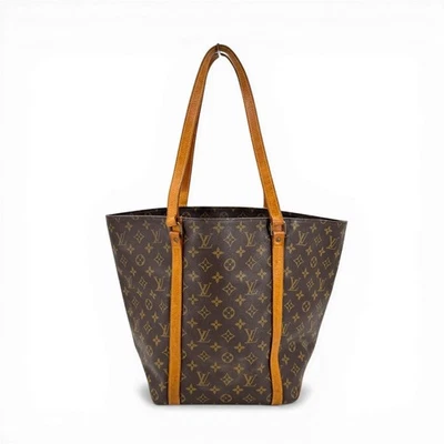 LOUIS VUITTON Sac Shopping Monogramme Toile Marron Vintage Tote Bag M51108 - Photo 1/4
