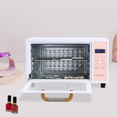 Nail Tool Sanitizer Drying Box Cabinet 160W Tool Sterilizer Nail Art Salon Tool！