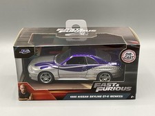 JADA TOYS FAST AND FURIOUS 1995 NISSAN SKYLINE GT-R BCNR33 SCALE 1:32 NIP