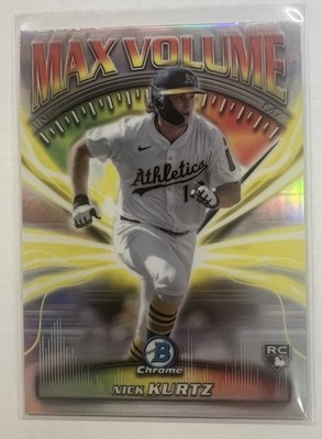 2025 Bowman Chrome Nick Kurtz R/C Max Volume Insert