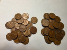 Roll of 1957 P&D Lincoln Cents  - 50 Coins - Average Circulated — photo 1