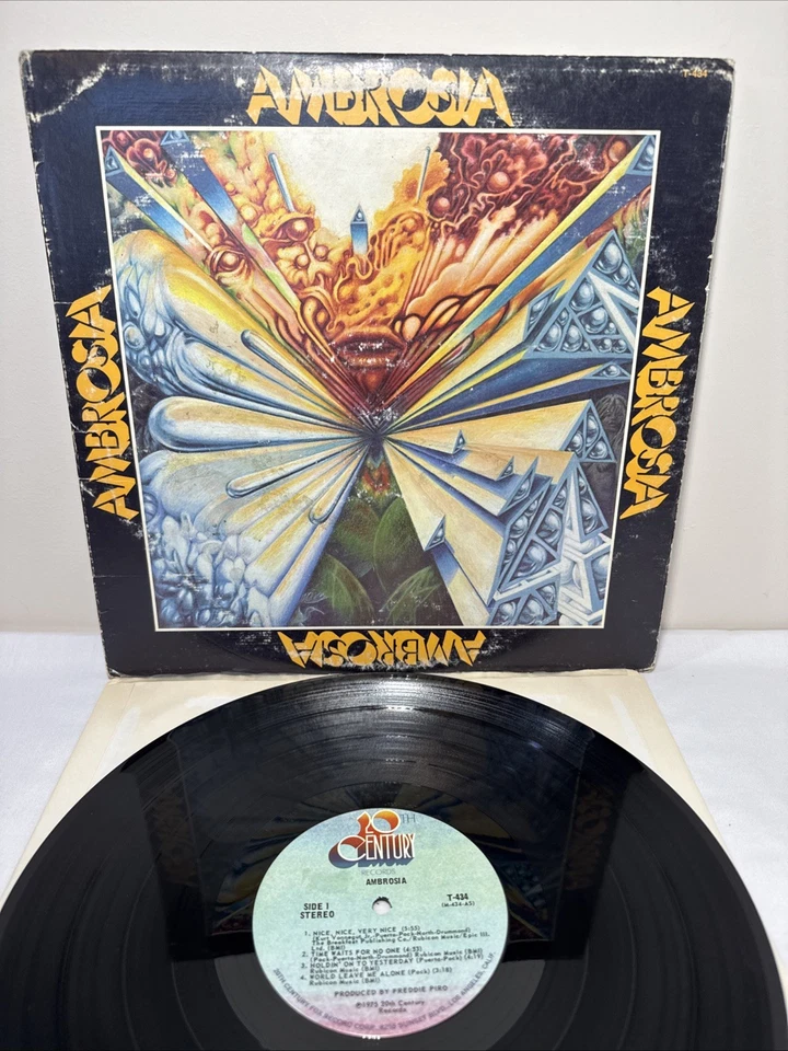 AMBROSIA SELF TITLED 1975 T-434 12” Vinyl LP Record In Stereo Foto 2 de 4