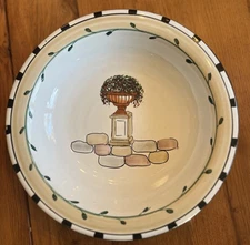 Deruta 9” Bowl Signed Fratelli Mari for Vespucci LTD Made In Italy