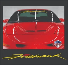 fits 93-02 Firehawk Firebird Trans Am Windshield Banner Decal