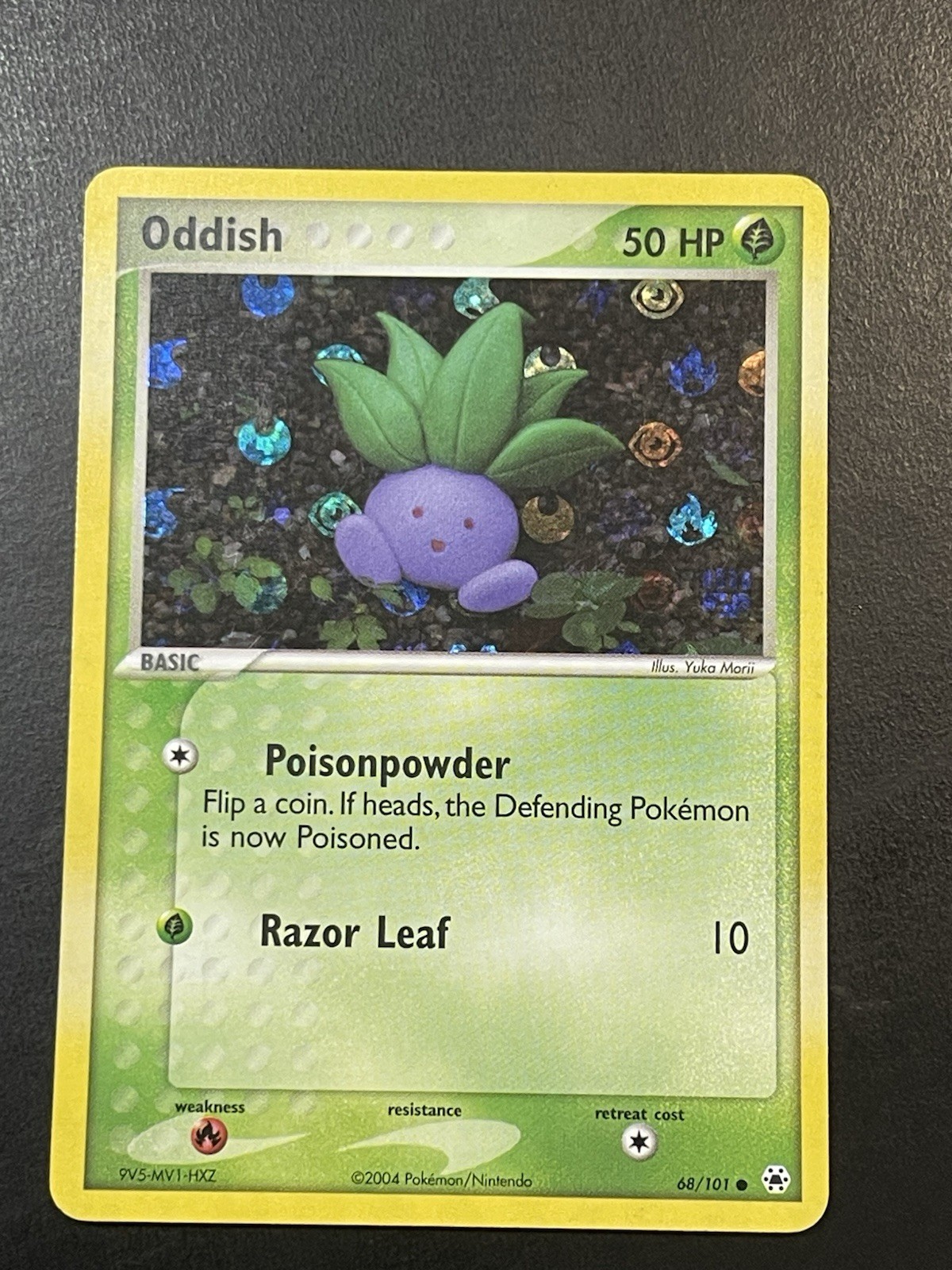 Pokemon EX Hidden Legends Oddish Reverse Holo 68/101 NEAR MINT