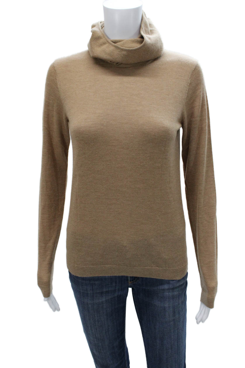 Ralph Lauren Women Beige Cashmere Turtleneck Sweater Long Sleeve Petite Size SFree Shipping in US $100+ Orders | $6.95 Orders Below
