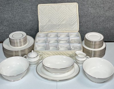 Complete Set Lenox Murray Hill Bone China Twelve 5-Piece Place Settings & More