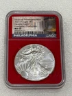 2021 (P) SILVER EAGLE TYPE 1 NGC MS 69 EMERGENCY PRODUCTION ~ RED CORE