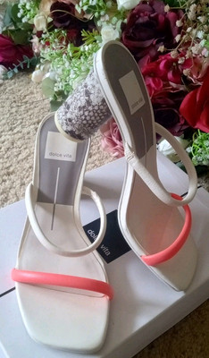 DOLCE VITA NOLES STRELLA OPEN TOE STRAP SHOES HIGH HEELS SZ 6