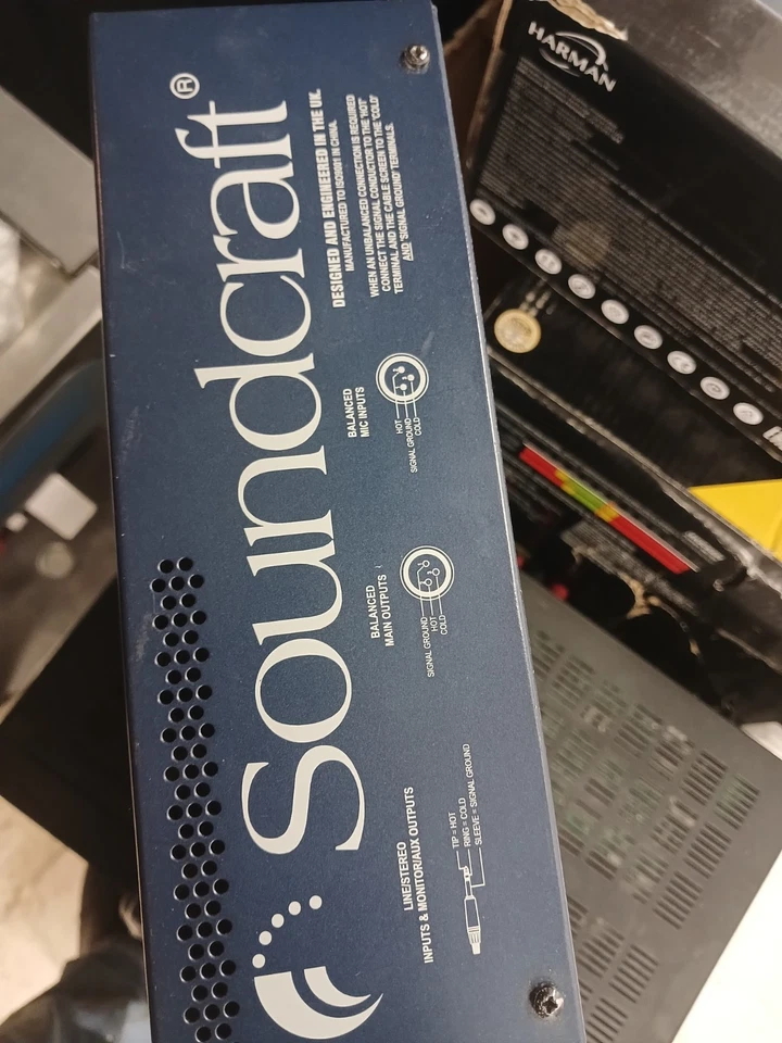 Soundcraft EFX12 12 Mono + 2 Stereo Ch Mixer w/ Lexicon Effects FX PROAUDIOSTAR - Image 3 of 4