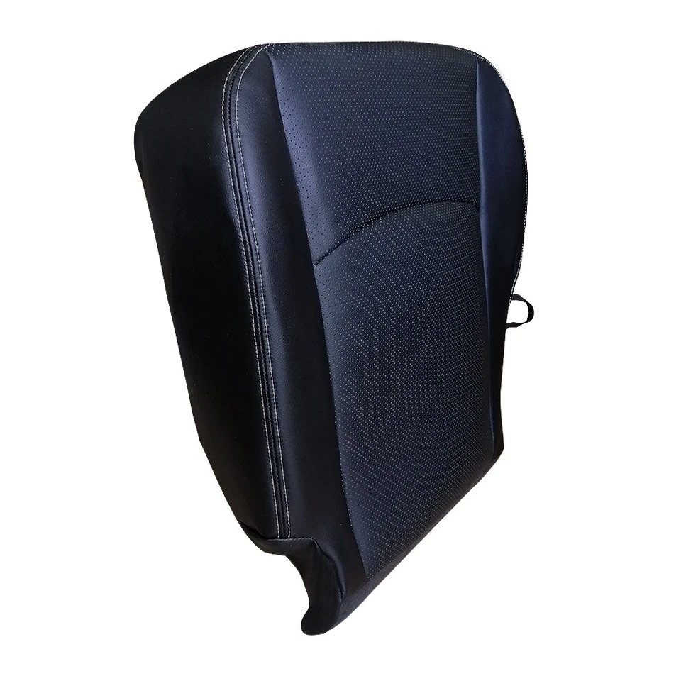 2013-2018 For Dodge Ram Laramie 2500 3500 Driver Bottom Leather Seat Cover Black - Image 4 of 4