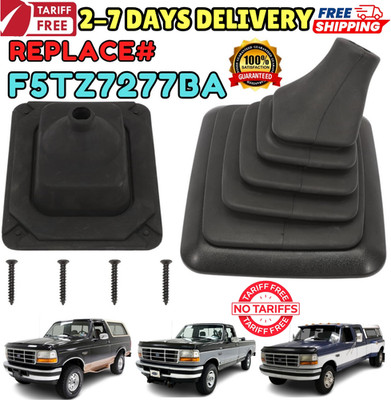 Manual Gear Shifter Boot Rubber Cover for Ford F150 F250 F350 Bronco Cab Pickup