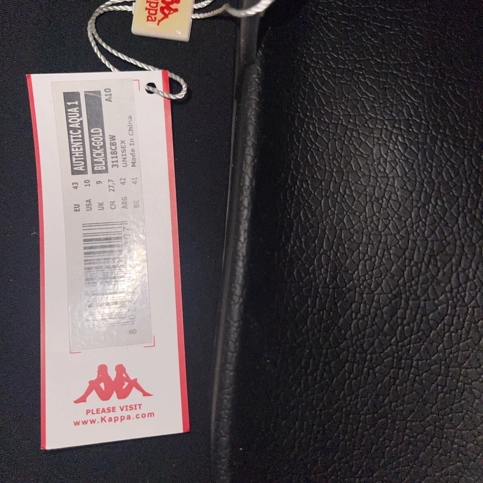 Женские горки Kappa черные и золотистые размер 10 - Изображение 2 из 4