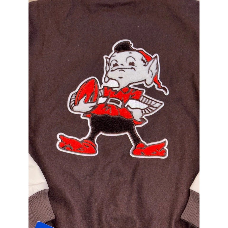 Nuevo con etiquetas Para hombres Cleveland Browns Starter Varsity Throwback - Grande - Marrón Foto 4 de 4