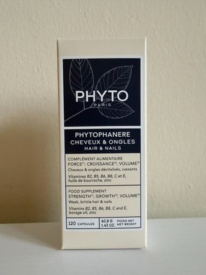 Phyto Phytophanere Hair & Nails Supplement 120 Caps Exp: 2027