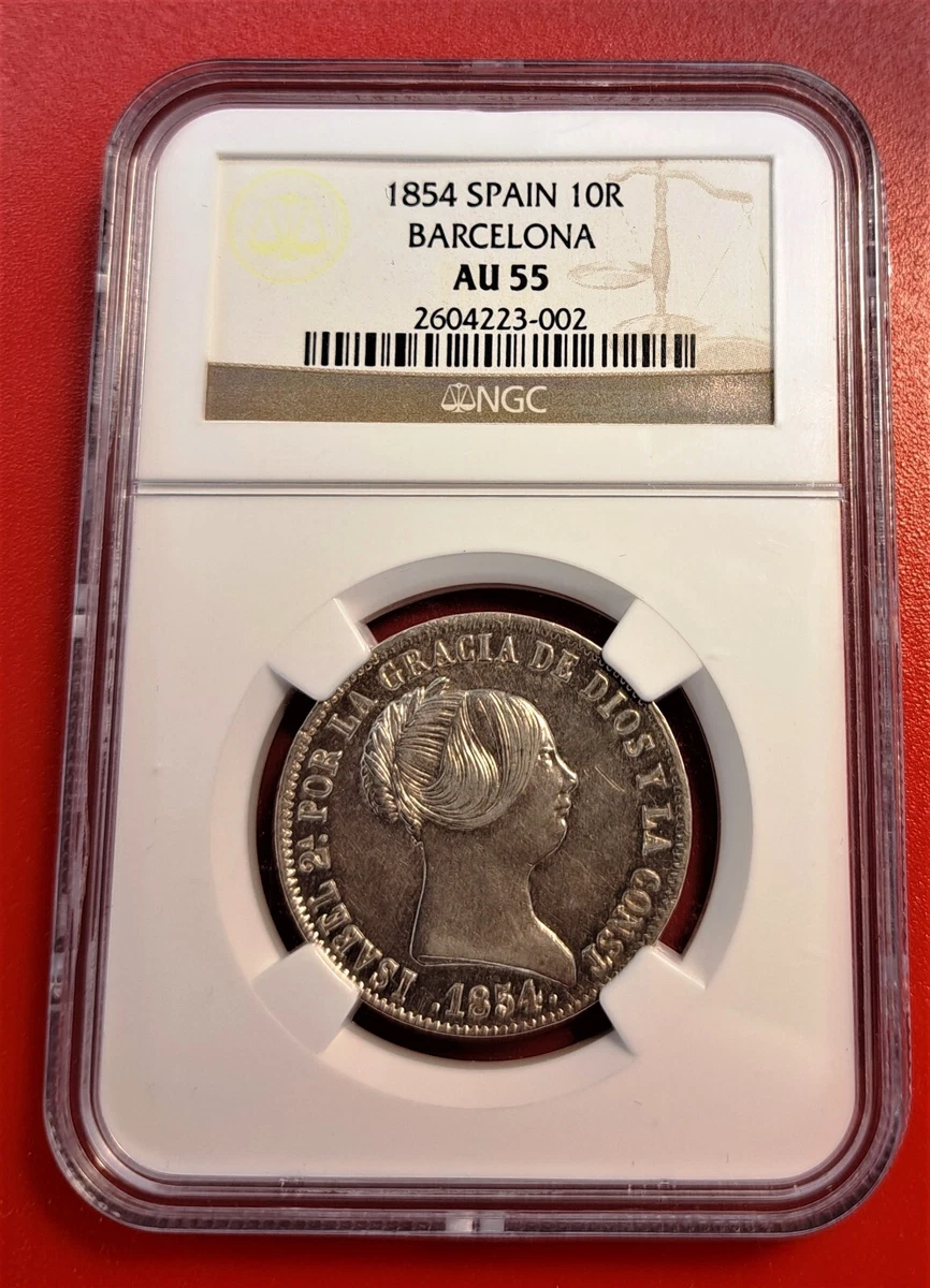 Real 1854 Year Spanish Coins for sale | eBay