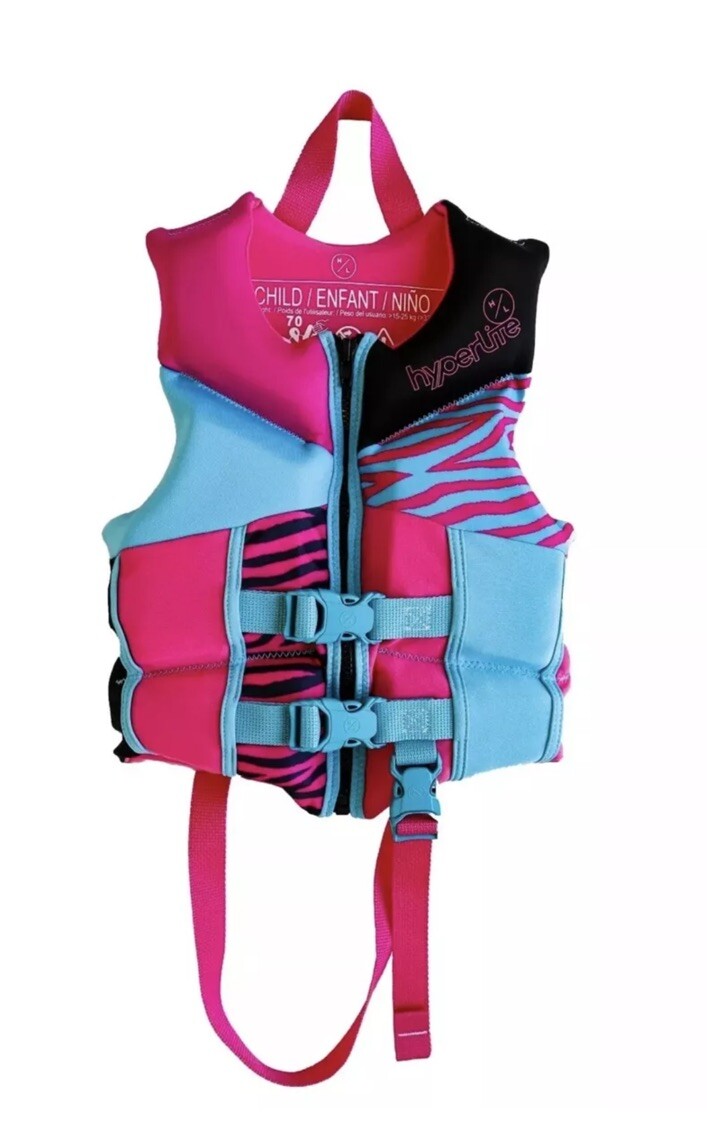 Chaleco salvavidas para niños HYPERLITE aprobado por USCG chaleco salvavidas chaleco salvavidas se adapta a 33-55 libras NUEVO