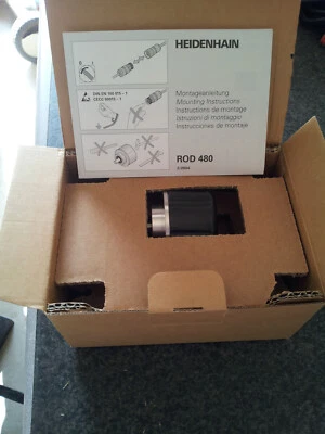 NEW HEIDENHAIN ROD 480 / 1380 ROTARY ENCODER 5000 line count Analog Sine 1Vpp