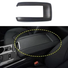 Wood Grain Central Console Armrest Box Cover Trim For Toyota Highlander 2020-22