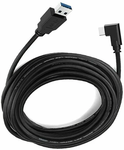 15ft Link Cable for Oculus Quest - Right Angle USB 3.2 Gen 1 USB-C to USB-A US